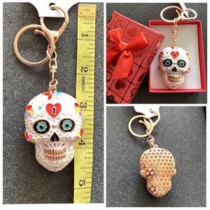 🦌 NWT Colorful Large Skeleton Keyring or Bag Charm